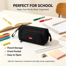 Minimalist Adjustable Pull-Down Telescopic Pencil Case - A - View 7