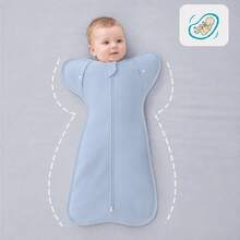 Yue Ye 1pc Baby Supplies, Baby Blanket, Newborn Essentials, Pure Cotton Material, Solid Color, 2 Sizes, Baby's Halloween Gift - Available In Multiple Colors - View 5