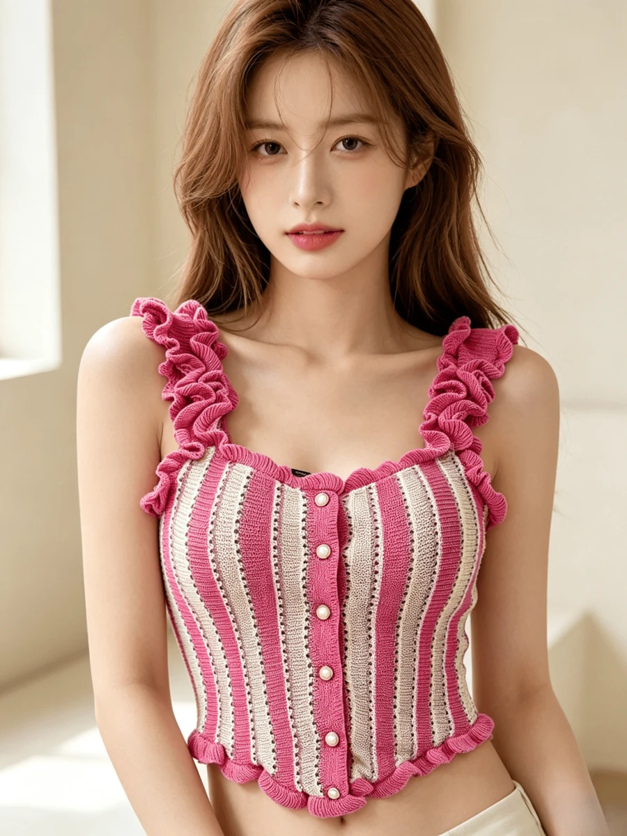 Women Midi Dresses - 粉紅色 2 - 查看 1