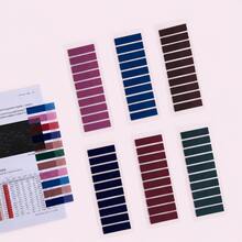 20pcs Transparent Writable Index Tabs, Colorful Adhesive Page Markers, Suitable For Books, Notebooks, Diaries, Study And Office Supplies, Back To School - one-size - View 2