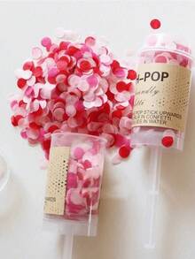 Multi-Color Paper Confetti Poppers, White Confetti, Party Atmosphere Maker, Suitable For Birthday/Wedding/Valentine's Day/Bachelor Party Celebrations Confetti Cannon, Streamer Poppers - Confetti Cannon - View 12