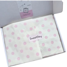 Korean Ins Polka Dot Tissue Paper, Dopamine Color Dot Wrapping Paper, Large Size Gift Packaging Paper, DIY Bouquet Package Paper For Small Business Boutique Packing Supplies - A - View 8