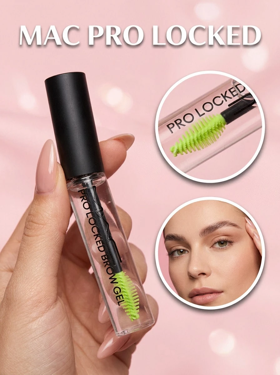 MAC M.A.C Pro Locked Brow Gel 7.8 Ml – Brow Gel, Long-Lasting Hold, For Makeup Enthusiasts, Clear, Suitable For Daily Makeup Routine - Clear - View 1