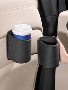 Multifunctional Car Cup Holder & Door Storage Organizer, Suitable For Front Door And Rear Seat Beverage Holder, Can Hold Water Bottles, Drinks, Phones And Small Items, Space-Saving Car Interior Storage Organizer, Universal Car Accessory - Multicolor - View 2