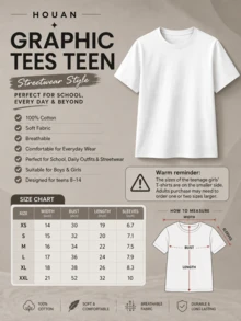 Teen Graphic Tee, "FLY RICH" Money Print T-Shirt, High-Quality Round Neck Short Sleeve Top, Y2K Street Cool Style, Breathable Unisex Casual Wear - 白色 - 查看 2