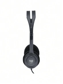 Logitech Headphone over-ear berkabel dengan suara stereo, mikrofon peredam kebisingan, mikrofon yang dapat disesuaikan, panggilan waktu nyata, ringan dan nyaman dipakai, serta jack kabel tunggal 3,5 mm. - View 7