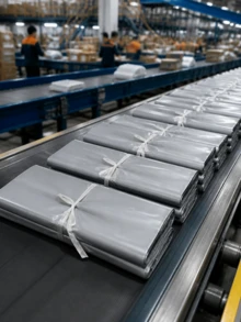 Packaging Bags, Self-Sealing Courier Bags, Shipping Envelopes, Multi-Size Waterproof Mailing Envelopes - Thickened Plastic Packaging Bags, Leak-Proof And Tear-Resistant, Multi-Purpose Simple Packaging Bags, Suitable For Office, Clothing Packaging Backside - Silver Gray - View 6