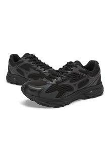 Mizuno New RACERS Cushioned Soft Sole Casual Shoes, Breathable Lightweight Sports Running Shoes For Men And Women - Black - View 7