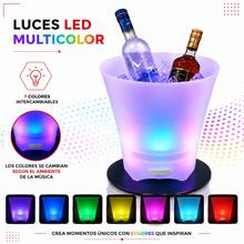 PEYMALERA LED Color-Changing Ice Bucket For Beer And Wine Bottles Party - View 3