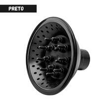 Difusor Cachos Universal Color Trissé Acessórios Para Secador Taiff Vários Modelos Cabelos Cacheados - Preto - Visão 1