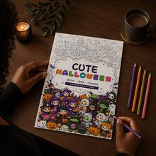 Line Drawing And Coloring Book Includes Dark Angel Queen Elf And Q-Version Halloween, Choose One Suitable For Christmas And Halloween Holiday Parties - Line Drawing and Painting Book - View 8