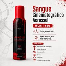 Professional Fake Red Blood SFX Makeup Halloween Costume Cosplay Horror Realistic Effect For Parties And Events - 150ml 噴霧 - 查看 2