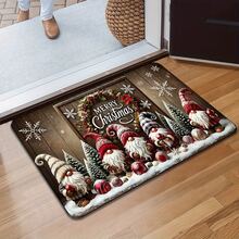 1 Buah Karpet Motif Salju dan Kurcaci Natal dengan Serat Kayu, Cocok untuk Sofa dan Samping Tempat Tidur - Serat Poliester Lembut, Tumpukan Pendek, Persegi Panjang, Sempurna untuk Dekorasi Kamar Tidur dan Ruang Tamu, Karpet Luar Ruangan, Dekorasi Rumah, Karpet Area, Karpet Kamar Tidur, Karpet yang Dapat Dicuci - Beraneka warna - View 7