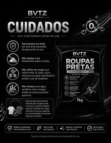 Percarbonato De Sodio Protege E Realça Cor De Roupas Pretas E Escuras Evita Desbotar - Em pó - Visão 7
