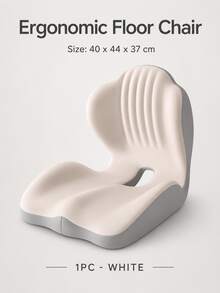 1pc Ergonomic Memory Foam Lumbar Support Cushion, L-Shaped Seat Pad With Waist Support Design, Suitable For Car, Truck Driver, Office Chair, Gaming Chair, Provides Comfortable Support For Long-Term Sitting, Back To School Essential - D - View 12