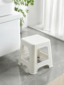 Plastic Square Stool, Reinforced Load‑Bearing Capacity, Rounded Corners, Multiple Color Options, Lightweight And Easy To Move, Suitable For Home Bathrooms And Living Rooms, Sturdy And Drop‑Resistant - Multicolor - View 5