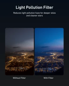TELESIN Filters Set For D J I Osmo Action 6 CPL ND8 ND16 ND32 Lens Set CPL UV VND 2-32 Lens Filter Kit Black Diffusion 1/4 Filter Light Pollution Reduction Filter HD Optical Glass Multi-Coated Filters Sports Camera Accessories - View 11