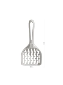 Long Handle Cat Litter Scoop With Quick Sieve Holes, Large Deep Shovel, Durable Plastic Pet Litter Scoop With Hanging Hole, White, Can Be Hung On Litter Box, Easy To Use - View 11