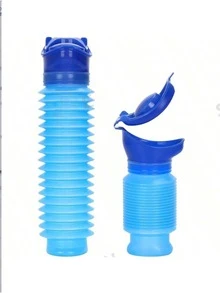 Reusable Emergency Urine Bottle 750ml, Portable Mini Outdoor Camping Travel Collapsible Personal Portable Toilet Urinal, Suitable For Children And Adults - A - View 1