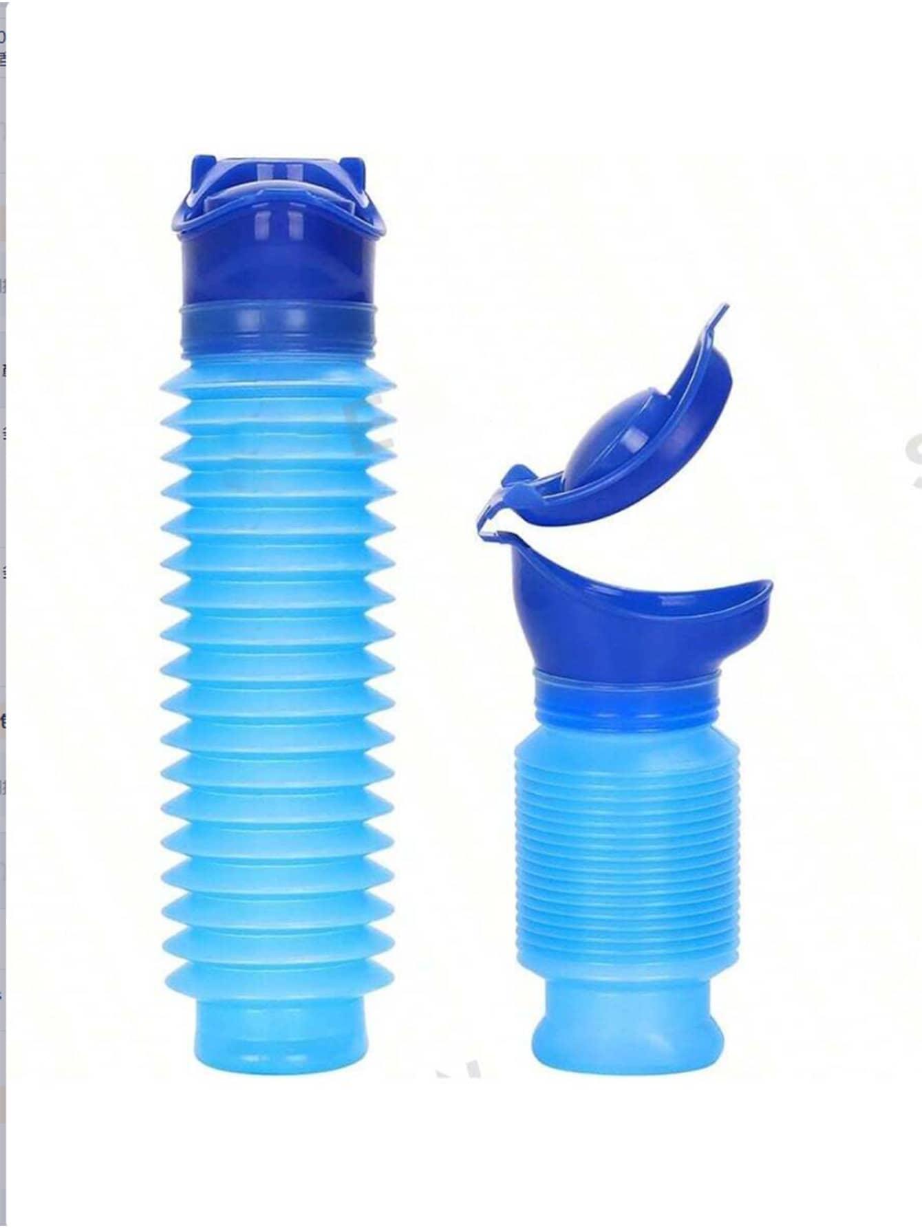Reusable Emergency Urine Bottle 750ml, Portable Mini Outdoor Camping Travel Collapsible Personal Portable Toilet Urinal, Suitable For Children And Adults - A - View 1