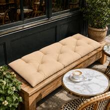"Modern Bench Cushion – Sleek, Comfortable & Durable Cushion For Entryway Benches And Living Room Floors & Seats - Apricot - View 5