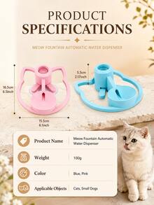 Automatic Pet Water Dispenser For Cats And Dogs, Gravity-Fed Waterer, No Electricity Required, No Filter Needed, Automatic Water Flow, Strong Suction Cup Anti-Slip Anti-Tip Water Bowl - Large Capacity - View 6