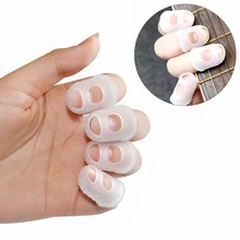 Kit com 5 Dedeiras Silicone Anti Dor – Protetor de Dedos para Violão Guitarra Ukulele Baixo Iniciante - A - Visão 4