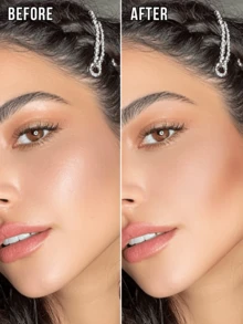 MISSLYN 2pcs Kiss My Face Blush & Sun-Kissed Glow Contour Powder Set, Silky Blendable, Natural Luminous Finish, Face Palette Blush/Contour, Daily/Party/Summer, Pure Girl/Soft Makeup/Sun-Kissed, Blush & Contour Powder Set - #06+#01 - View 8