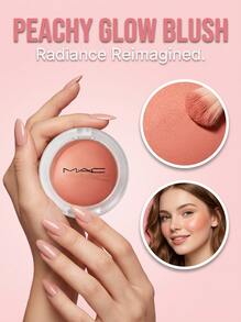 MAC Glow Play Blush That'S Peechy 7.3 G – Blush, Radiant Finish, For Women, Peachy, Suitable For Daily Makeup Routine - That's Peechy - View 1