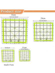 Thước vuông acrylic, khuôn mẫu ghép vải - Thước vuông - Xem 5