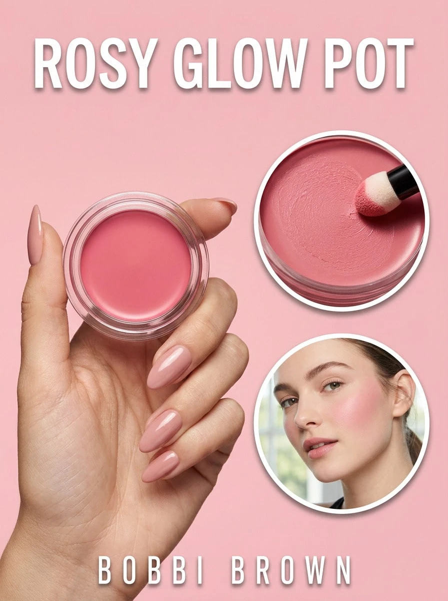 Bobbi Brown Pot Rouge Velvet Matte Cream Blush & Tint Muted Peach 8.5 G – Cream Blush, Long-Lasting, For Women, Muted Peach, Suitable For Daily Makeup Routine - Rose - View 1