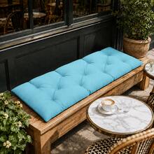 "Modern Bench Cushion – Sleek, Comfortable & Durable Cushion For Entryway Benches And Living Room Floors & Seats - Teal Blue - View 4