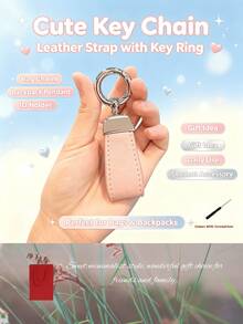 Multi‑Color Pink Car Key Fob Cover With Key Ring,Drop‑Proof Shell,Bag Decoration,Xmas Birthday Gift,Sweet Accessory For Ladies - Multicolor - View 3
