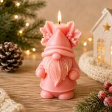 Santa Claus Scented Candle Silicone Mold, Suitable For Soap, Handmade Soap DIY Christmas Faceless Gnome Plaster Scented Diffuser Stone Ornament, Suitable For Halloween, Christmas - Santa Claus - View 2