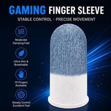 10 buah Sarung Jari Gaming Warna Cerulean dengan Kotak Penyimpanan Logam, Anti Keringat, Anti Selip, Pelindung Jempol Layar Sentuh, Sarung Jari Sensitif Bernapas untuk Gaming Mobile COD FPS - MultiWarna - View 9
