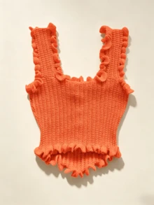 Vestidos midi para mujer - Naranja - Ver 3
