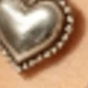 3-layer Black Crescent Heart Pendant Necklace