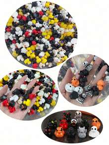 Funny Halloween Mini Duck Figurine Dark Style Cute Little Duck Desktop Decoration Party Theme Decor Small Gift - Multicolor - View 4