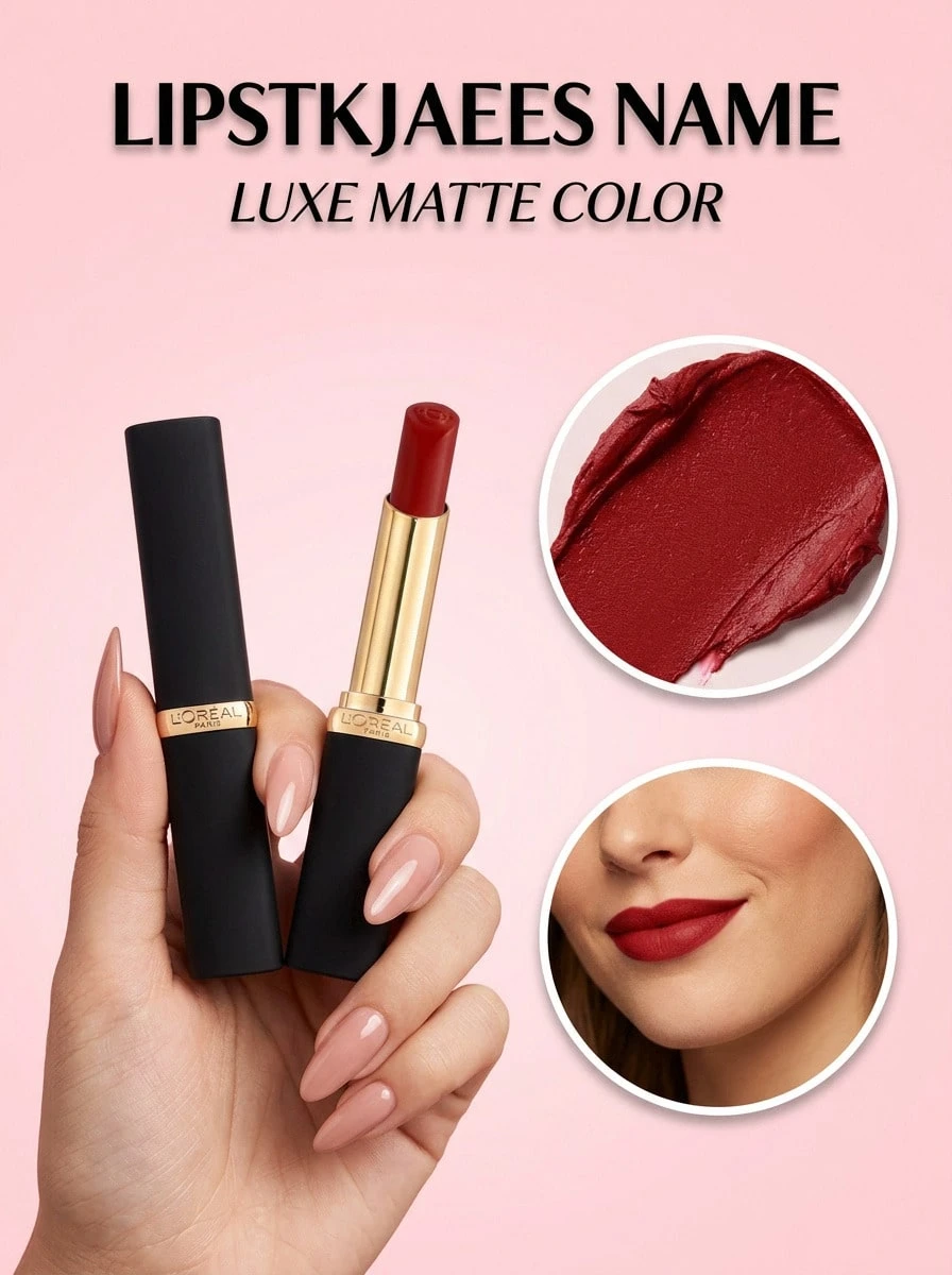 Color Riche Intense Volume Matte Lipstick 346 Rouge Determinance 1.8 G – Lipstick, Volumizing, For Women, Rouge Determinance, Suitable For Daily Wear - Multicolor - View 1