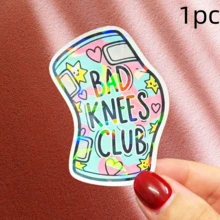 Bad Knees Club, Self-Deprecating In A Lighthearted And Cute Way With Fellow Enthusiasts, Waterproof Vinyl Sticker - Durable Smooth Surface, Self-Adhesive Bumper Sticker, Suitable For Cars, Windows, Laptops, Trucks, Water Bottles - Versatile Durable Design, Car Sticker - Vinyl - View 13
