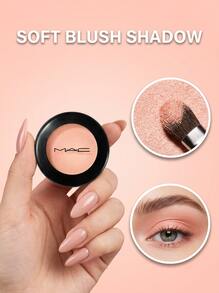 Mac Small Eyeshadow Satin Orb – Soft Peach Nude With Satin Finish, Highly Pigmented And Blendable, Long-Wearing For Even Application, Professional Grade For Daily Base Transition, Ideal For All Skin Types - Orb - View 1