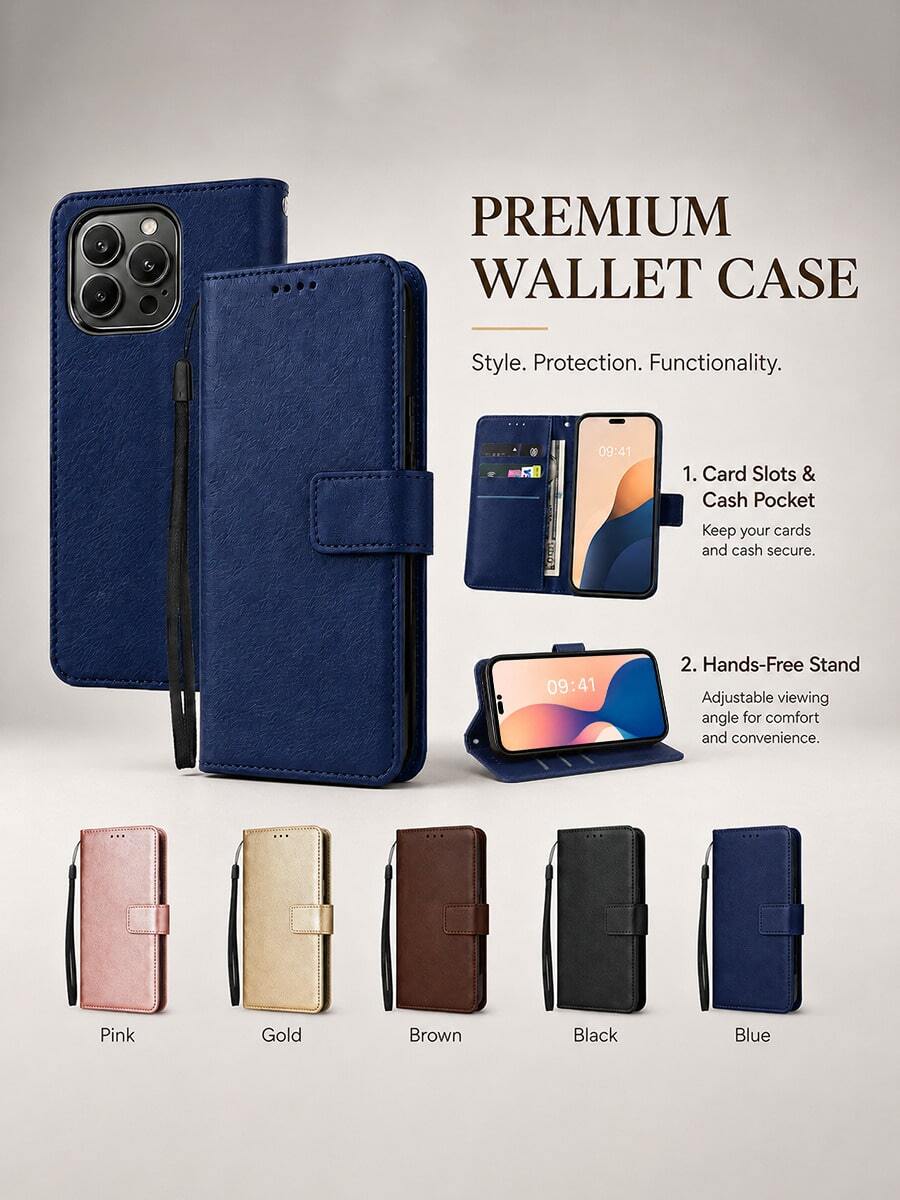 VOUVI 頂級復古卡槽手機殼，適用於 iPhone 18 17 16 15 14 13 12 11 Pro Max，奢華 PU 皮革錢包手機殼，適用於 16 15 14 Plus