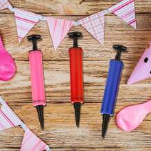 3pcs Mini Balloon Air Pump, Manual Balloon Pump, Helium Balloon Pump, Portable, Suitable For Party Decoration, Yoga Ball - Multicolor - View 12