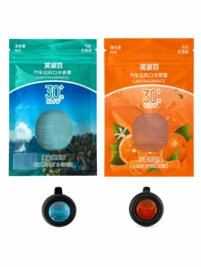 1件/2件裝 新款汽車出風口夾式香氛，多種香味，每件4ml，持久留香，可除味達30天 - 彩色 - 查看 22