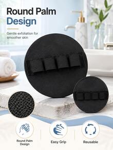 Reusable Rubber Exfoliating Gloves, Flexible Rubber Exfoliator, Quick And Efficient Exfoliation With Adjustable Finger Sleeve Design, Soft And Flexible Dead Skin Removal, Full Body Scrub Pad, Suitable For Arms, Legs And Back, Effectively Removes Dead Skin, Quick And Efficient Skin Scrubbing Tool - Multicolor - View 9