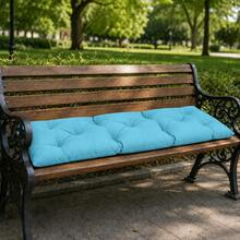 "Modern Bench Cushion – Sleek, Comfortable & Durable Cushion For Entryway Benches And Living Room Floors & Seats - Teal Blue - View 5