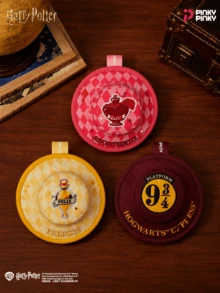 Gantungan Kunci Dompet Koin Liontin Harry Potter Desain Topi Ember Lucu (Acak 1 buah) Hadiah Halloween Natal Ulang Tahun Cocok Untuk Pelajar Perempuan dan Wanita - MultiWarna - View 5