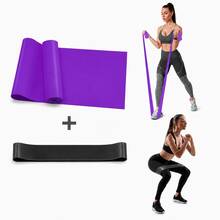 2pcs/Set Resistance Band Set, 150cm Strength Training Elastic Bands, Suitable For Yoga, Pilates, Stretching, Rehabilitation, Strength Training, Muscle Shaping And Flexibility Enhancement, Different Resistance Levels, Home Fitness Bands, Summer Travel Gift - Upgraded Set - View 15