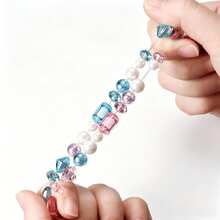 1 Roll Transparent Strong Elastic Cord, Plastic Crystal Bead Elastic String, Jewelry Making Line, DIY Bracelet, Necklace Cord, DIY Beading Line, Handmade Jewelry Making Materials, Necklace Bracelet Universal Elastic Rope, Handmade Craft Supplies - Beading Line - One Size - View 4