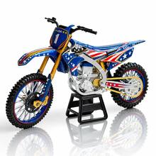 Blue Off-Road Motorcycle Model, Die-Cast Alloy Motorcycle Model, Suitable For Collection And Motorcycle Enthusiast Gift - Multicolor - View 3